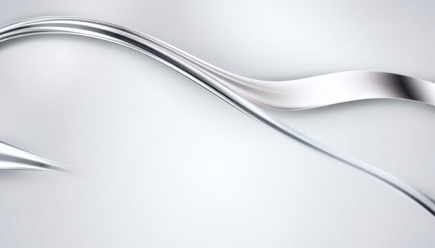 Shiny stainless steel cutlery and silverware utensils form an abstract silver wave background for a kitchen restaurant table