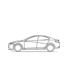 Fototapeta premium Sports Car Digital Sticker | Vehicle Maintenance Log Icon | Minimalist Automotive Bullet Journal Clipart