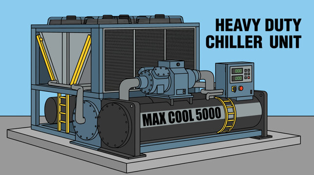 Heavy Duty Air Conditioning Chiller Unit