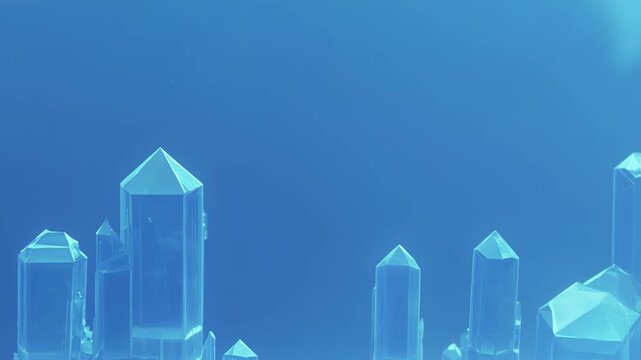 Copper Sulfate Crystallization Process From Aqueous Solution Showing Triclinic Crystal Growth and Light Refraction Patterns
