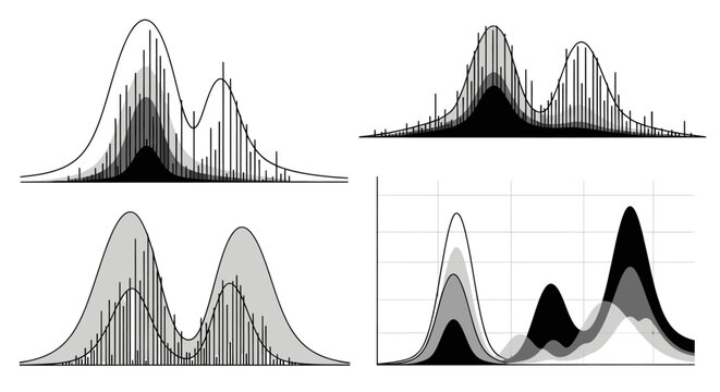 Statistical Distribution Chart Set