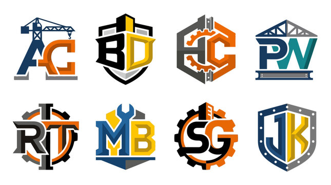 Industrial Company Logos and Symbols.