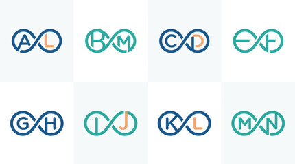 Letters in Infinity Loop Design. © pratama yudi