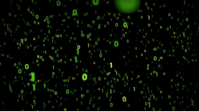Binary code background 