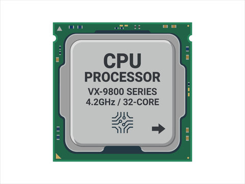 Computer Processor Chip Hardware Component
