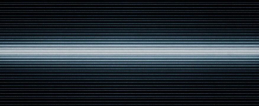Classic horizontal scanlines dance like shadows framed by a dark vignette and static noise.