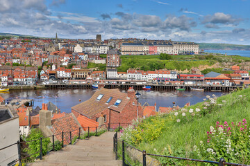 Obraz premium Views of Whitby in North Yorkshire , UK