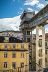 Observation deck of the Santa Justa Elevator in Lisbon, Portugal © Mazur Travel