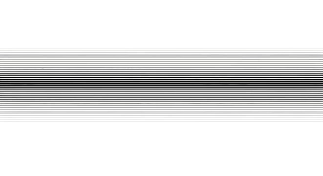 Abstract Minimalist Black and White Horizontal Lines with Reflection