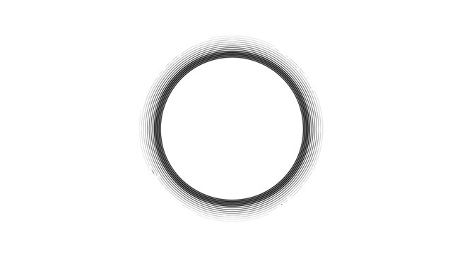 Abstract Sound Wave Ring