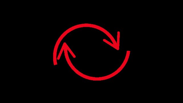 Seamless loop icon animation