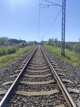 railway in the countryside