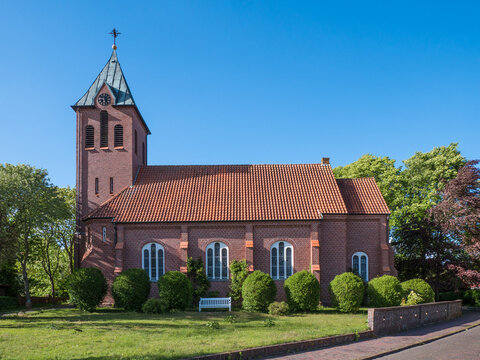 Kirche St. Nikolai im Inseldorf auf Wangerooge