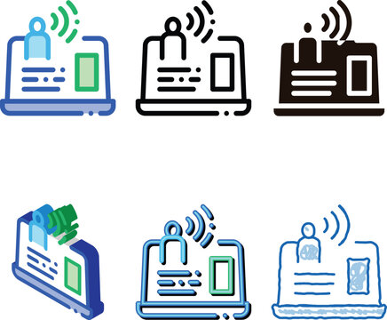 Artificial Personal Assistant Vector Sign Icon Thin Line. Artificial Intelligence Internet Online Support Linear set Pictogram. Technology Support, Cyborg, Microchip Contour