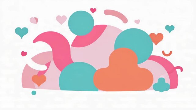 Social Connection Community Illustration