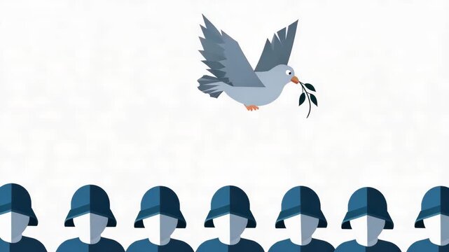 Peace Dove Global Harmony Illustration