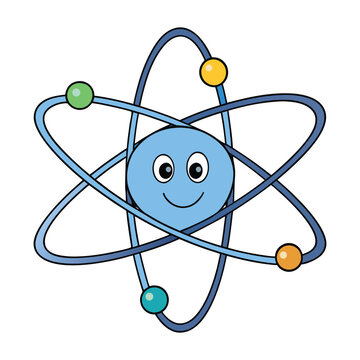 Illustration of a lithium atom with protons, neutrons, and orbiting electrons. A clean science design ideal for chemistry lessons, textbooks, posters, and education.
