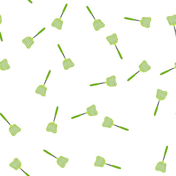 pattern green plastic fly swatter providing an effective household tool for summer insect and pest control, keeping homes hygienic and free from flies and mosquitoes with its simple design
