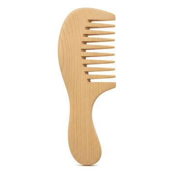 Elegant wide-tooth comb for gentle hair detangling