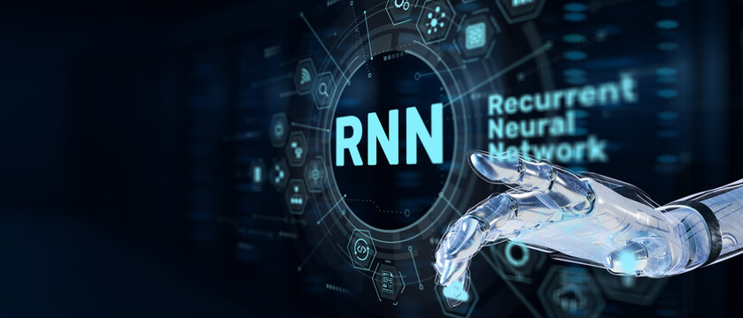 RNN Recurrent Neural Network Machine Learning Visualization with Robotic Interaction Temporal Data Modeling and AI Driven Sequence Analysis Systems.