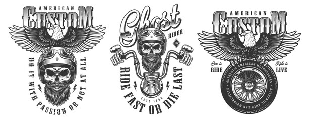 Biker skull designs © DGIM studio