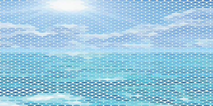 Man swimming in Swimming pool with transition