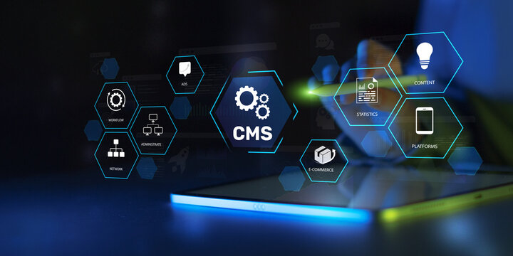 CMS Content Management System for Digital Infrastructure and Workflow Management
