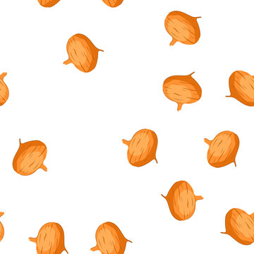 pattern jicama root vegetable appearing as a fresh, healthy ingredient for cooking and salads, depicted in a minimalist flat design illustration on a clean white background