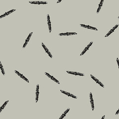 Obraz premium seamless pattern handle military knife cartoon. handle military knife sign vector