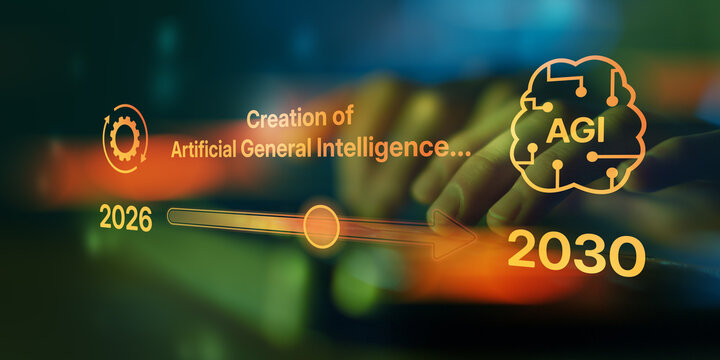 AGI Artificial General Intelligence Future Vision and Advanced Technology Evolution by 2030.