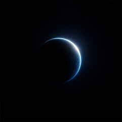 Obraz premium 宇宙 地球 Sunrise over earth Generative AI 