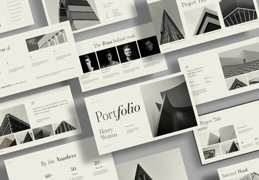 Portfolio Presentation Layout