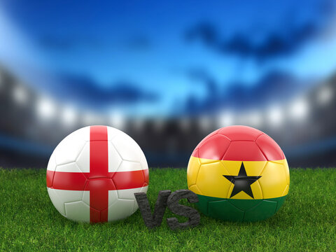 Soccer world cup group L England vs Ghana