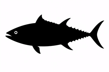Obraz premium silhouette of a Tuna fish