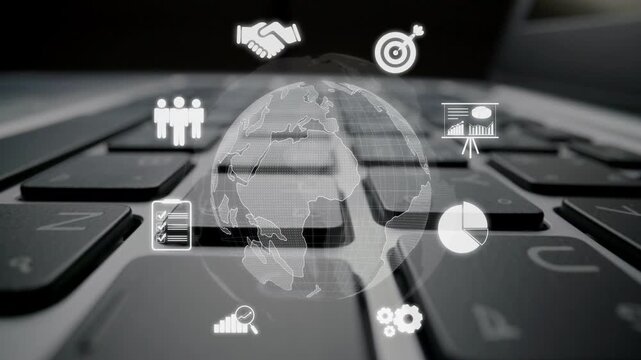 Global marketing and finance strategy, worldwide business expansion, international finance planning, cross-border marketing, and digital marketing tools for global business success. Muxer