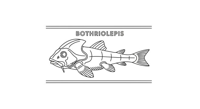 Bothriolepis prehistoric fish illustration, extinct armored fish, ancient marine life