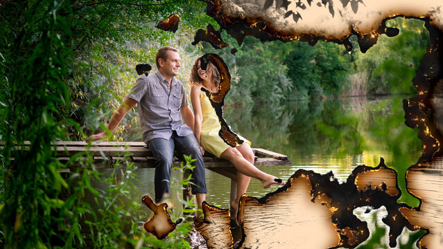 Photo Burn Animator 1 &ndash; Cinematic Burning Effects for Photo Animation, Fire Burn Motion and Dramatic Visual Style for Social Media and Video Presentation