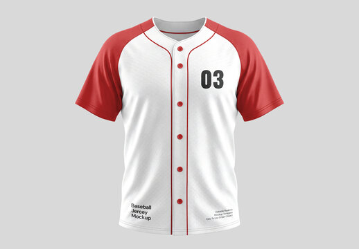 Baseball Jersey Mockup PSD
