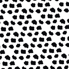 Fototapeta premium Small, pointed spots form the background.