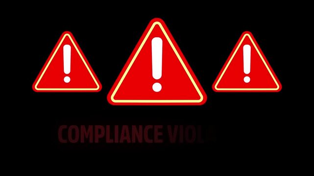 Red circle with exclamation mark warns of security breach. Black background shows urgent alert message. Text urges user to check exposed data and change passwords