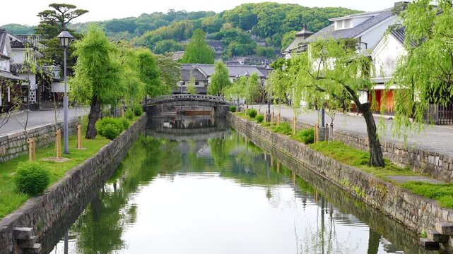 岡山県・倉敷 水鏡に彩られた美観地区