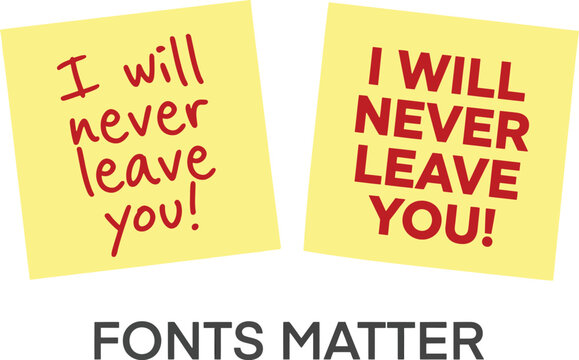 Emotional sticky notes with promise quotes for creative design and marketing
