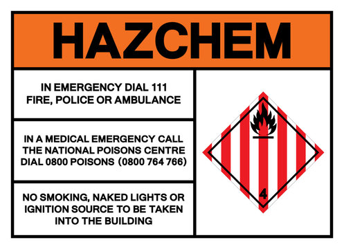 Hazard Chemical Flammable Solid Class 4 Symbol Sign ,Vector Illustration, Isolate On White Background Label .EPS10