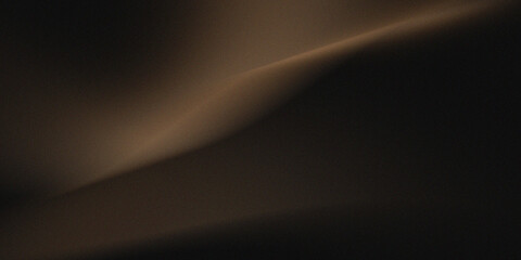 Obraz premium Modern background black and brown wave pattern with soft texture noise grains.