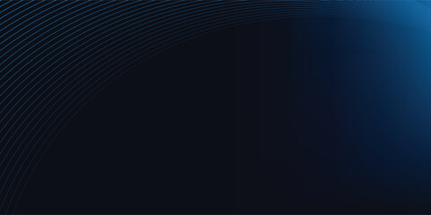 Obraz premium Abstract Technology blue curve, Modern tech banner, corporate business concept, hi-tech. eps 10
