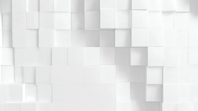 A clean background featuring many white cubes in a pattern