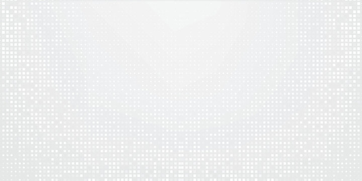 Vector abstract white and gray  background frame of geometric shapes. Circular ornament. Pattern of dots, particles, molecules.