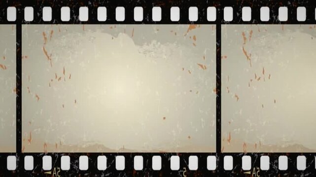 Vintage frame dust off white center moving motion on green screen chroma key background film overlay raw seamless digital cinematic smooth design perfect modern vintage retro quality projects media