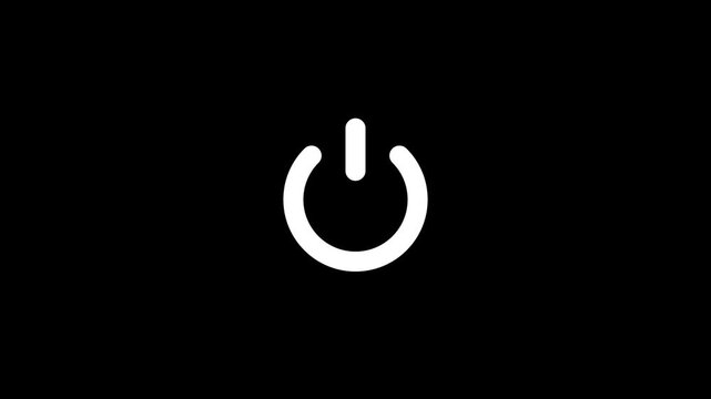 Minimalist white moon on black background symbolizing night time or lunar theme
