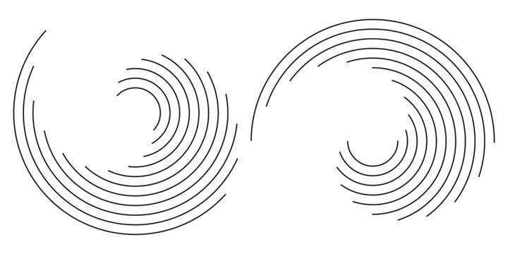 Collection of hand drawn black highlight circle. Highlighter marks, strokes. Design elements isolated on white background eps 10.